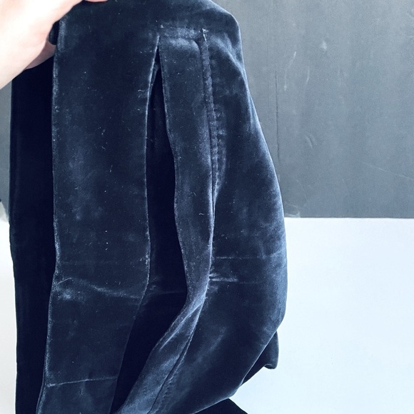 Vanessa Bruno velvet pants navy blue size M - Picture 9 of 14